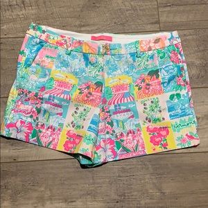 Lilly Pulitzer 50 states shorts, size 12.